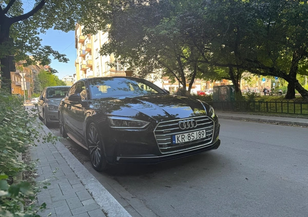 Audi A5 cena 160000 przebieg: 76450, rok produkcji 2019 z Kraków małe 121